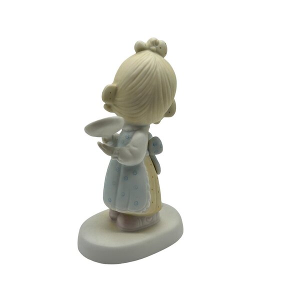 Precious Moments Eggs Over Easy Girl Frying Pan Figurine E-3118 1979 - Picture 5 of 10